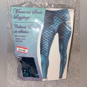Mermaid leggings/ pants Halloween costume one size fits most